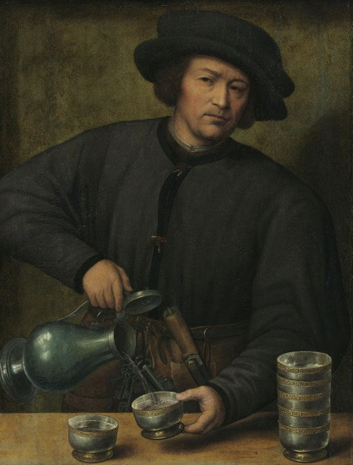 Portræt af en vinudskænker - Joos van Cleve