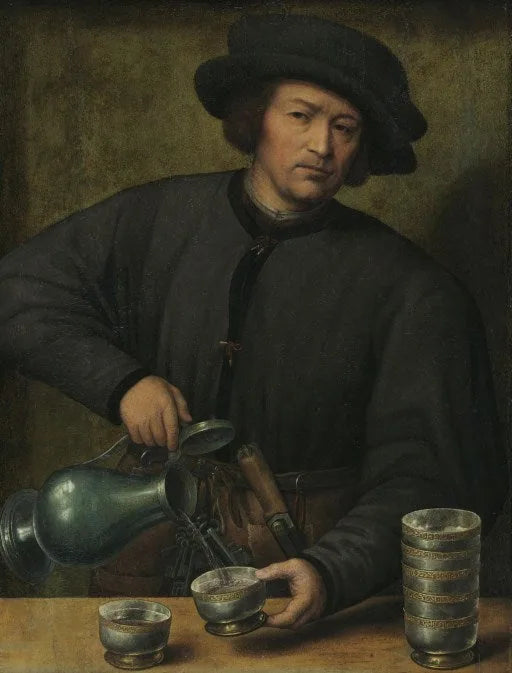 Portræt af en vinudskænker - Joos van Cleve