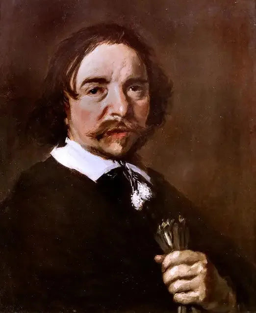 Portræt af en gammel mand med et mørkt udseende - Frans Hals