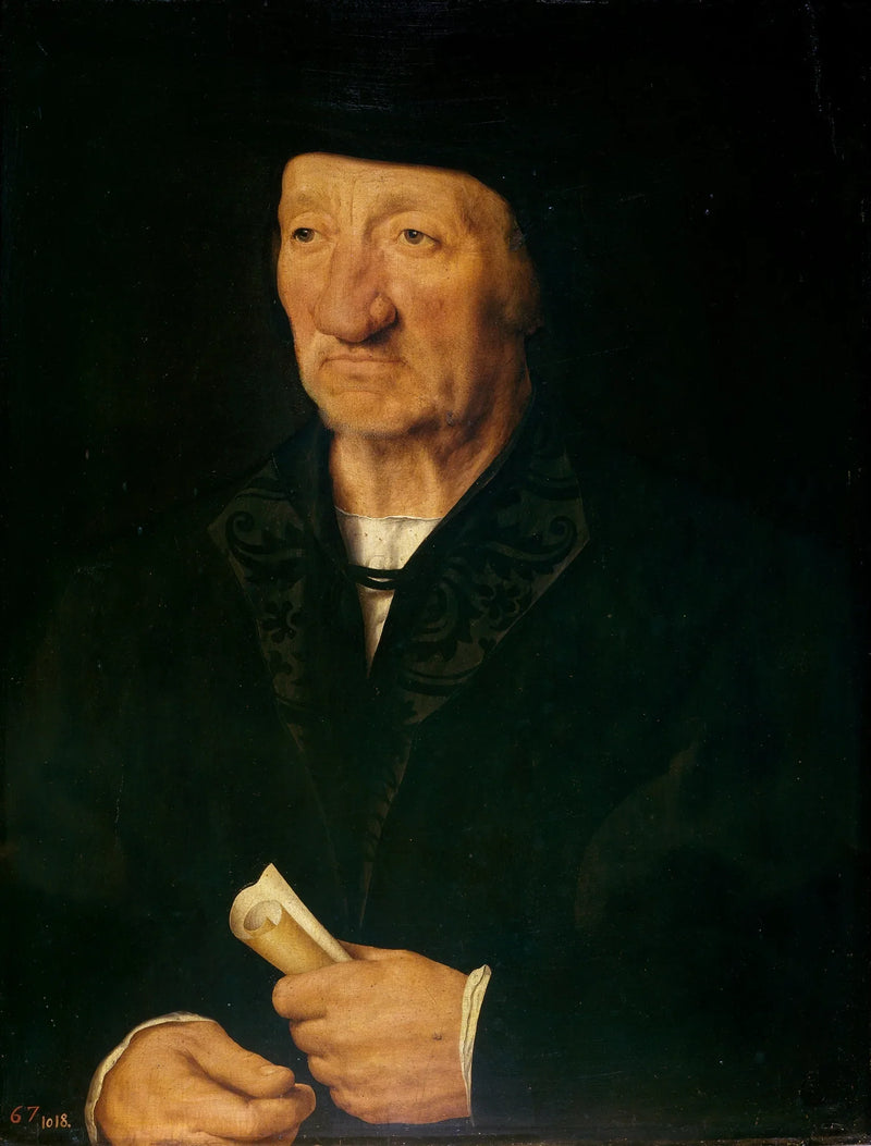 Portræt af en gammel mand - Joos van Cleve