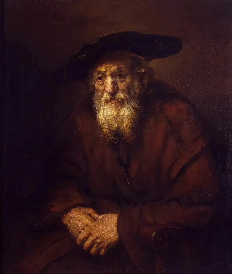 Portræt af en gammel mand - Rembrandt