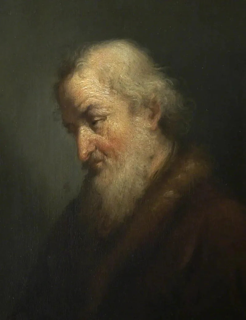 Portræt af en gammel mand - Rembrandt