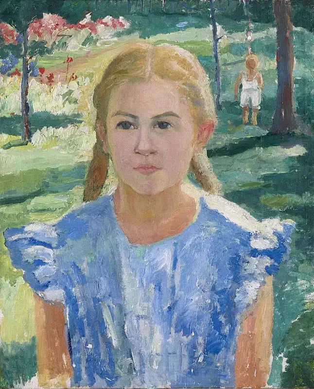 Portræt af Una - Kazimir Malevich
