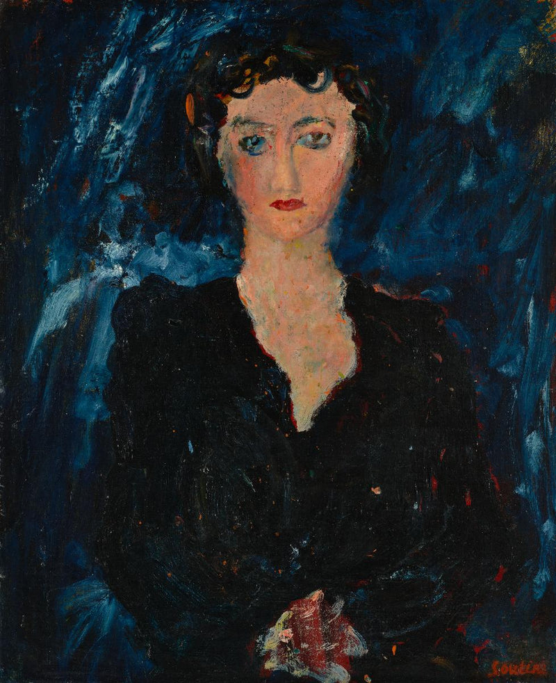 Portræt af en dame - Chaim Soutine