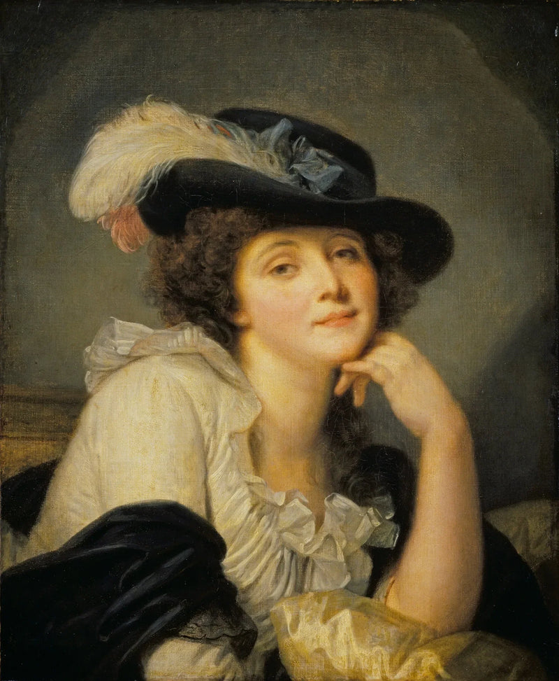 Portræt af en dame, tidligere fejlagtigt kaldet Portræt af Sophie Arnould - Jean-Baptiste Greuze