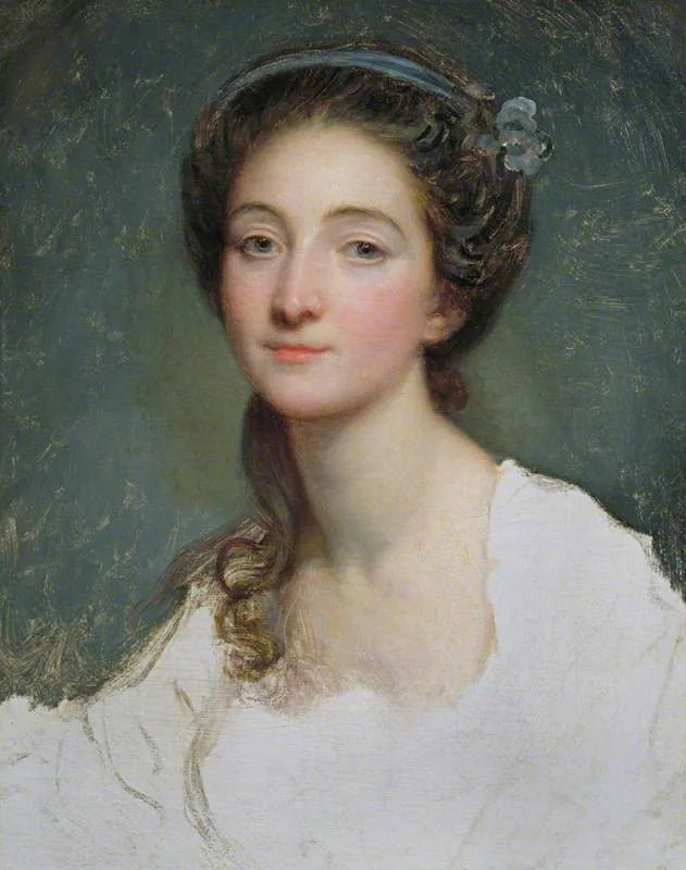 Portræt af en dame, kaldet Sophie Arnould (1744-1802) - Jean-Baptiste Greuze