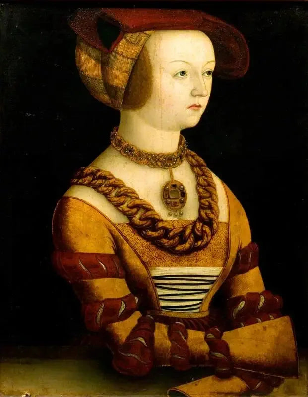 Portræt af en dame i kostume omkring 1530 - Lucas Cranach den Ældre