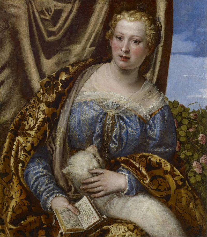 Portræt af en dame i Sankt Agnes - Paul Véronèse
