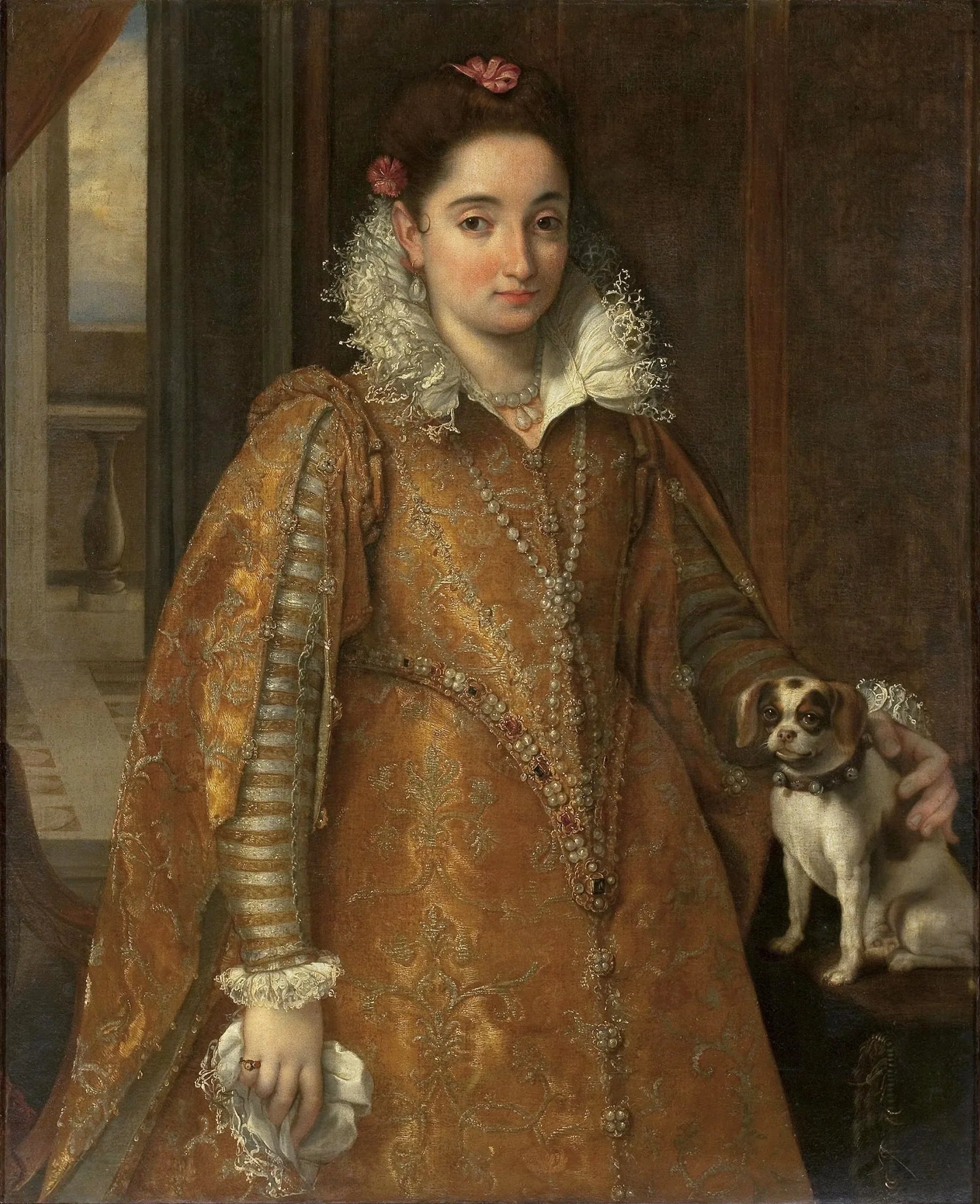 Portrait d'une dame - Federico Barroci image 1 copie peinte à la main à l’huile