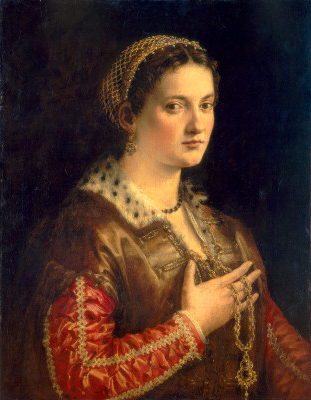 Portræt af en dame - Francesco Salviati