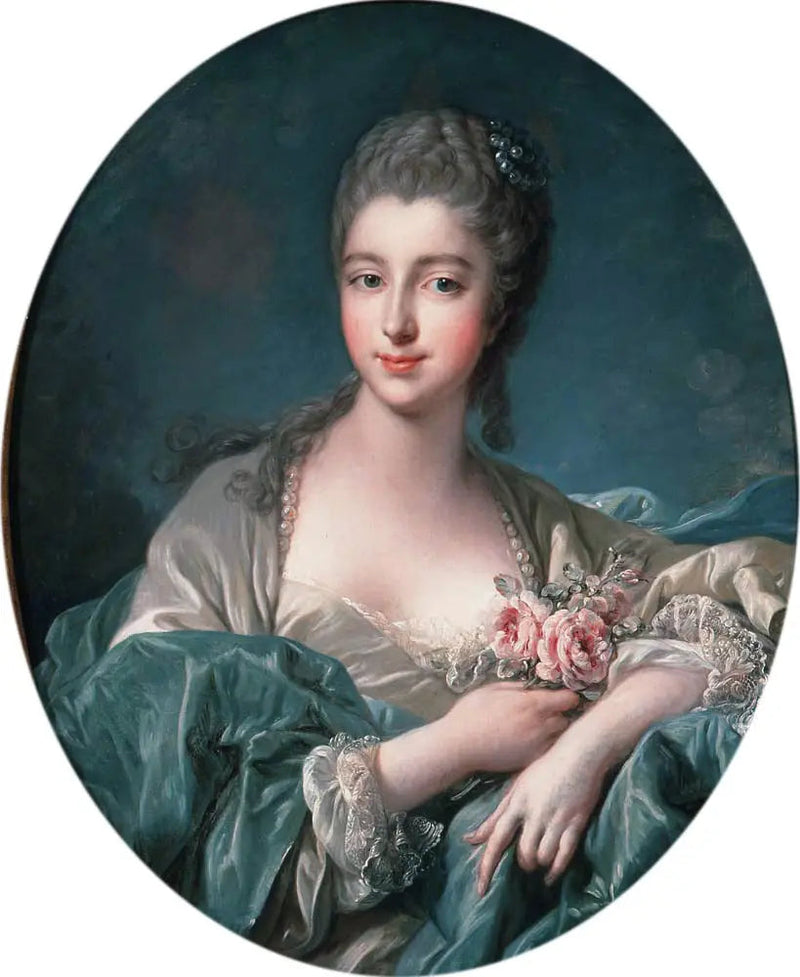 Portræt af en dame - François Boucher