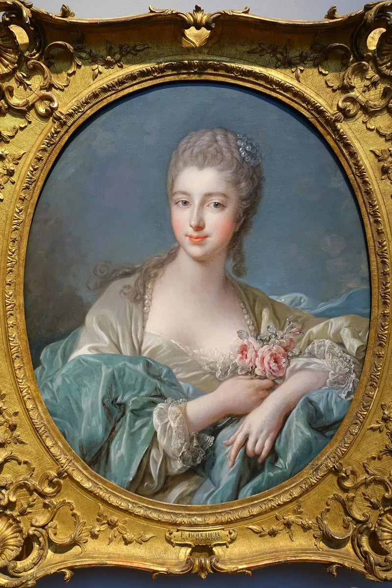 Portræt af en dame - François Boucher
