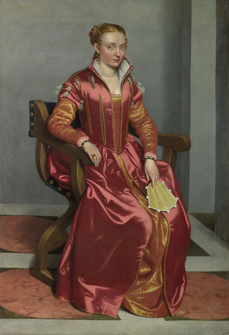 Portræt af en dame - Giovanni Battista Moroni