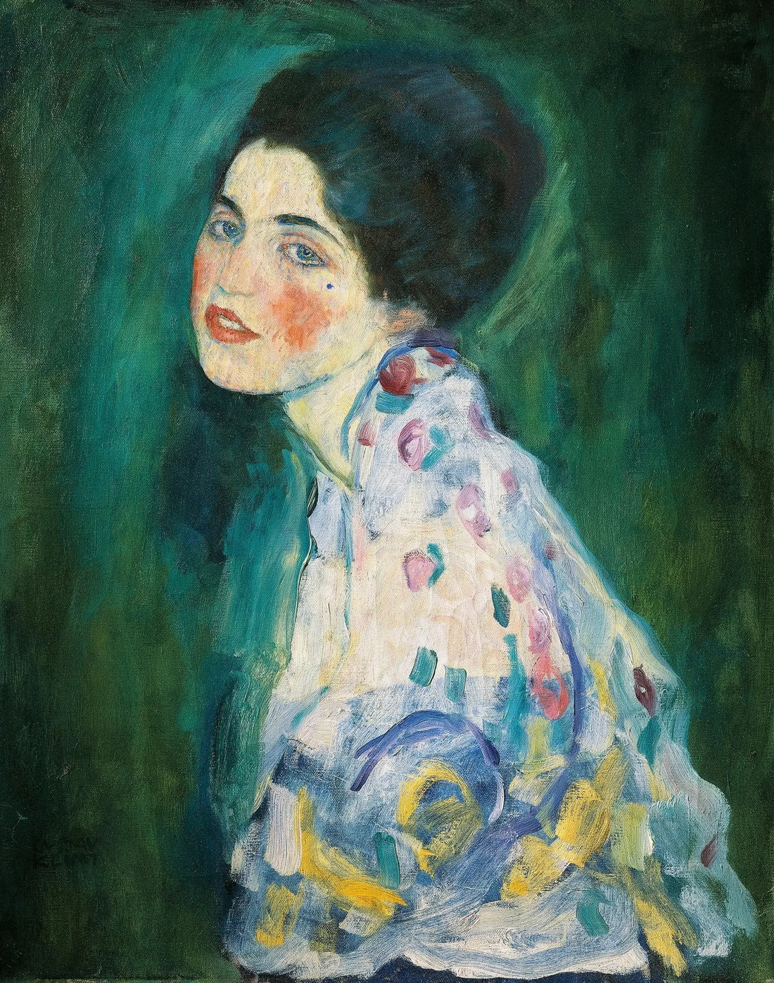 Portræt af en Dame - Gustav Klimt