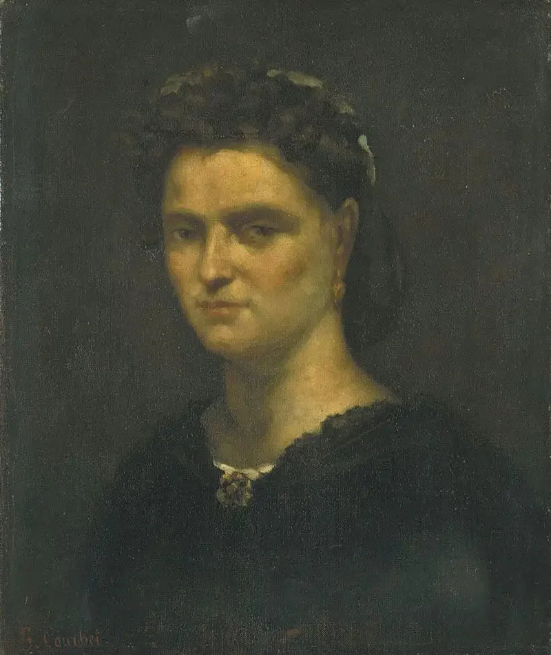 Portræt af en dame - Gustave Courbet