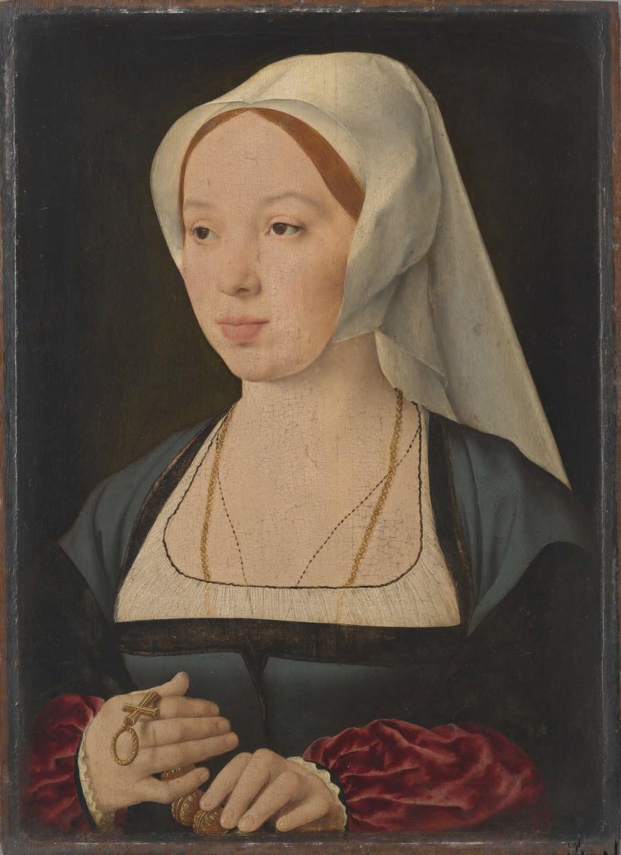 Portræt af en dame - Joos van Cleve