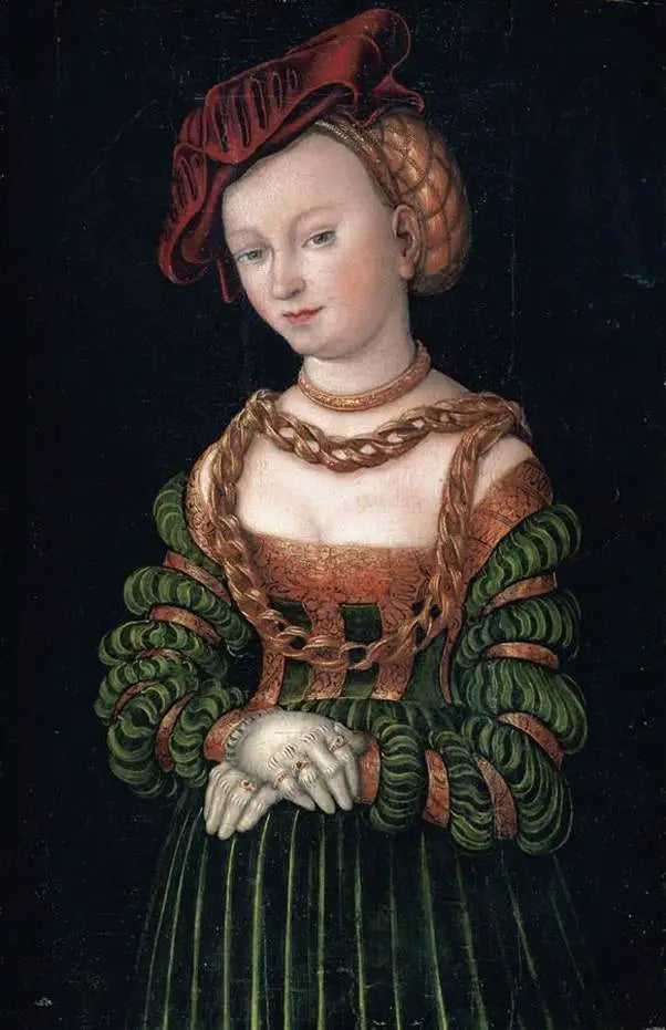 Portræt af en dame - Lucas Cranach den Ældre