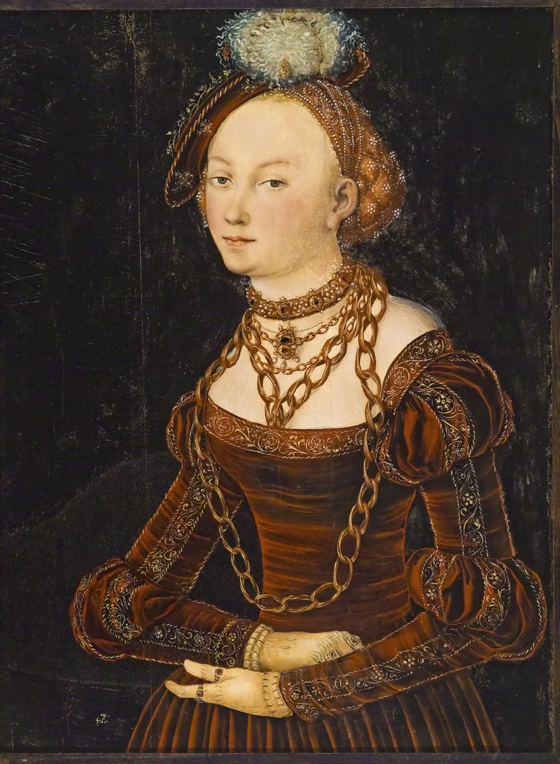 Portræt af en dame - Lucas Cranach den Ældre