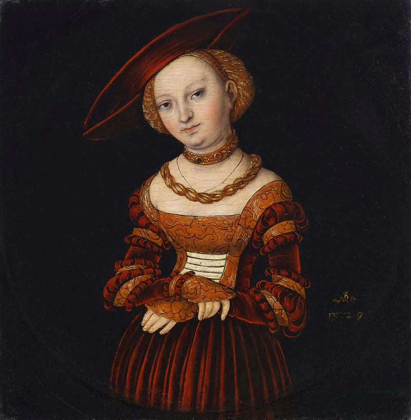 Portræt af en dame - Lucas Cranach den Ældre