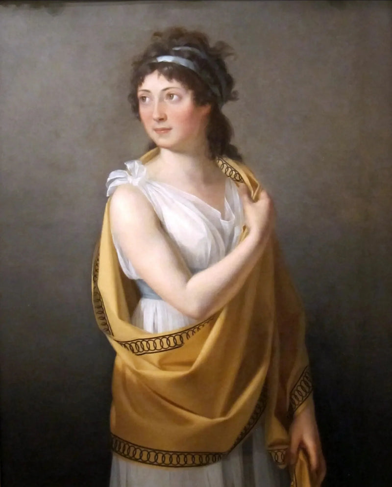 Portræt af en dame - Marie-Guillemine Benoist