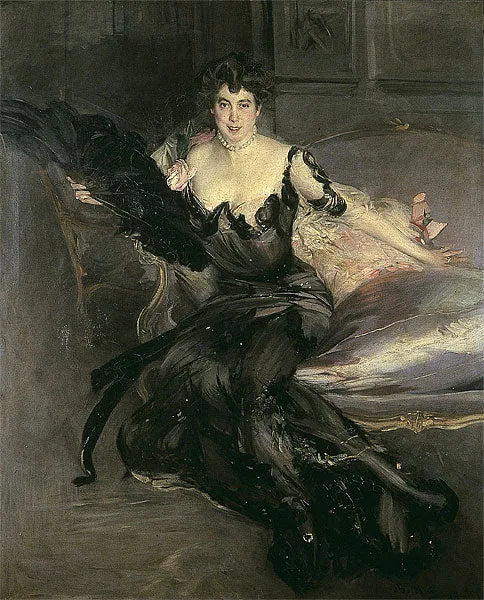 Portræt af en dame, Mme Lionel Phillips - Giovanni Boldini