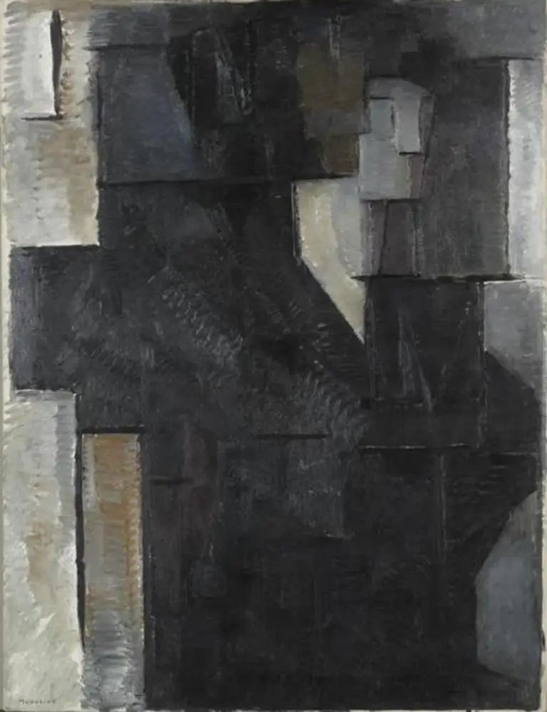 Portræt af en dame - Piet Mondrian
