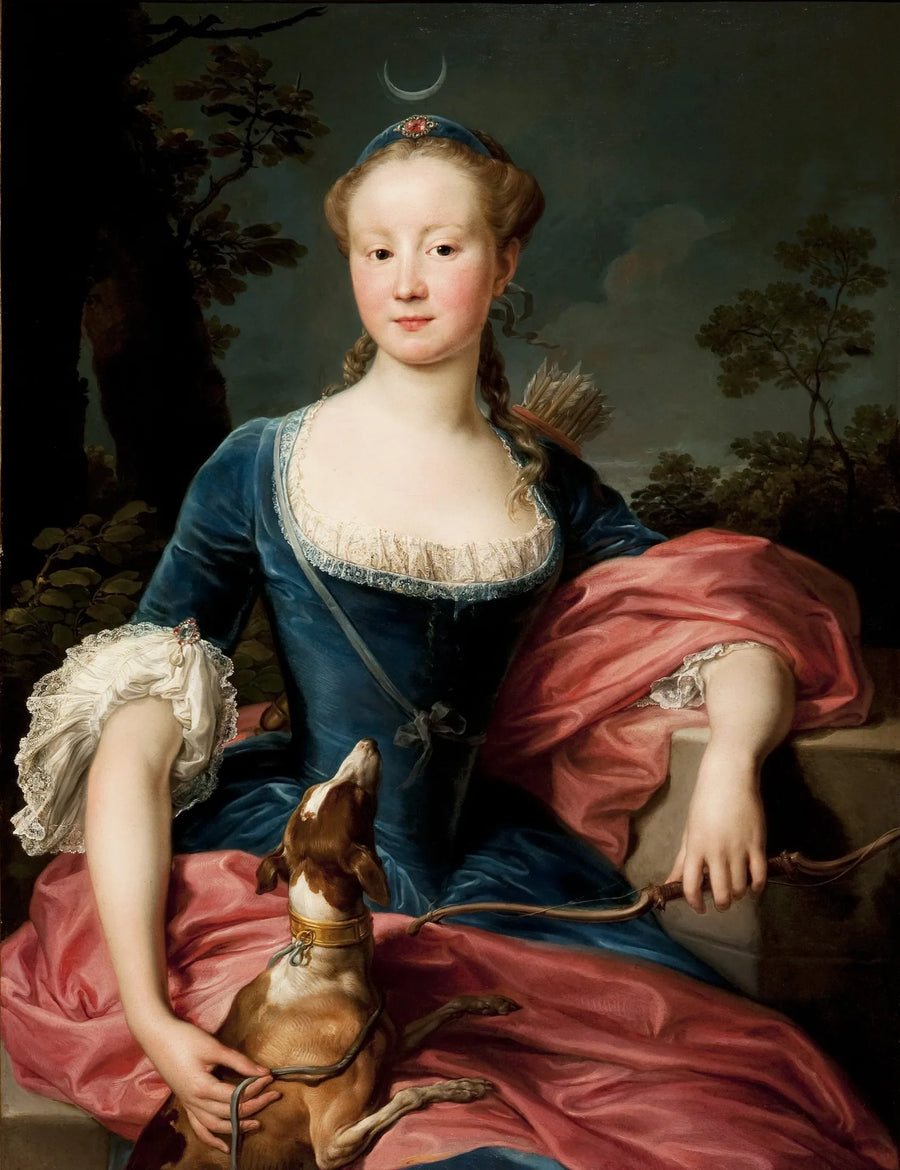 Portræt af en dame - Pompeo Batoni
