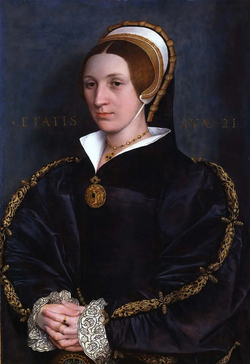 Portræt af en dame, sandsynligvis et medlem af familien Cromwell - Hans Holbein den Yngre