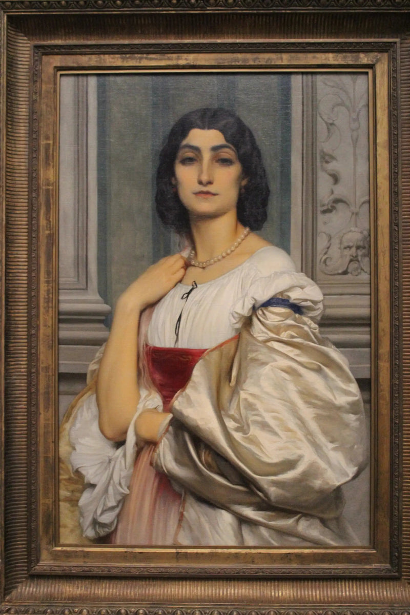 Portræt af en romersk dame (La Nanna) - Frederic Leighton