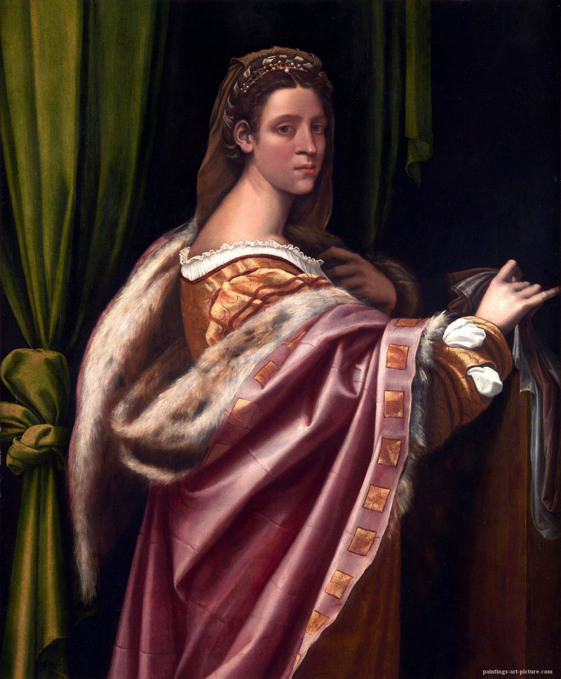 Portræt af en dame - Sebastiano del Piombo