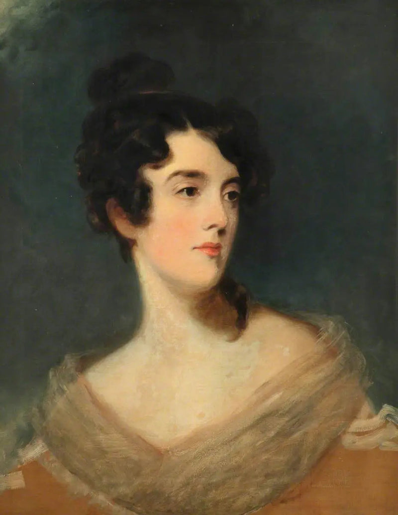 Portræt af en dame (formodentlig Eleanor, grevinde af Harborough, 1772–1809) - Thomas Lawrence