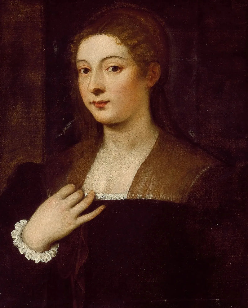 Portræt af en dame - Titian