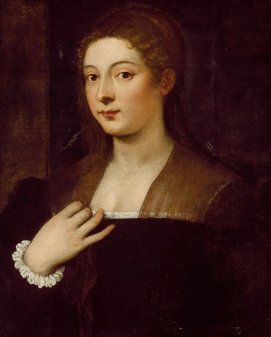 Portræt af en dame - Titian
