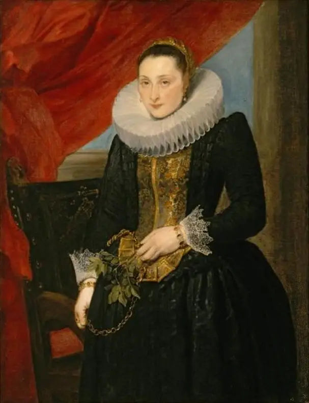 Portræt af en dame, ca. 1618-1621 - Antoine van Dyck