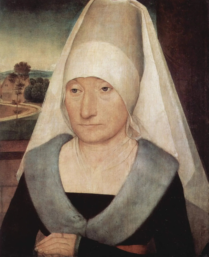 Portræt af en ældre kvinde - Hans Memling