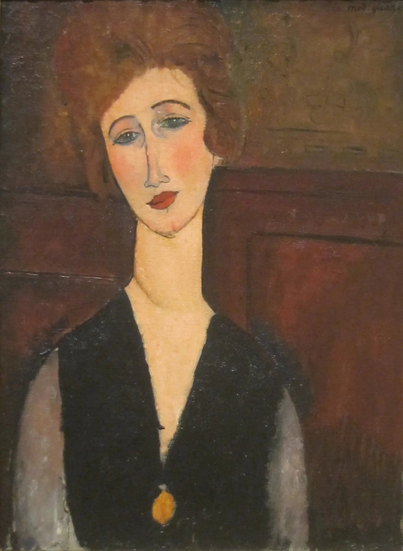 Portræt af en kvinde - Amedeo Modigliani