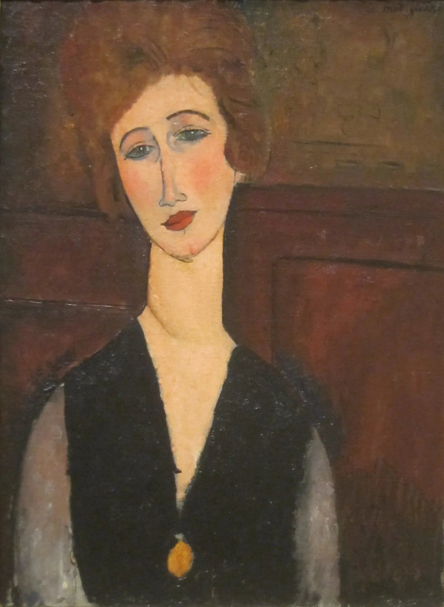 Portræt af en kvinde - Amedeo Modigliani