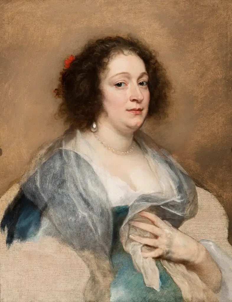 Portræt af en kvinde - Antoine van Dyck