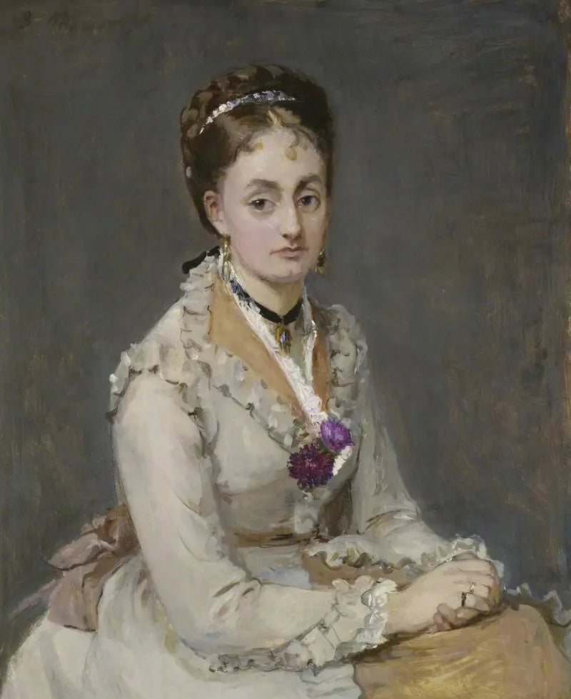 Portræt af en kvinde - Berthe Morisot