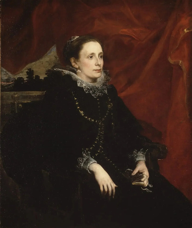 Portræt af en kvinde, kaldet marquise Durazzo - Antoine van Dyck