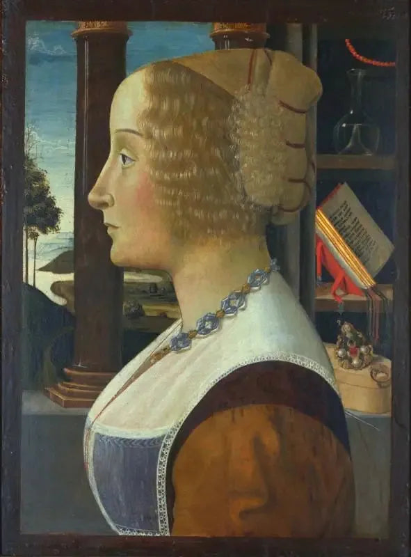 Portræt af en kvinde - Domenico Ghirlandaio