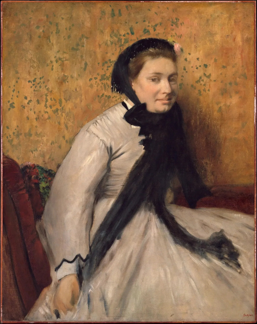 Portræt af en kvinde i grå - Edgar Degas
