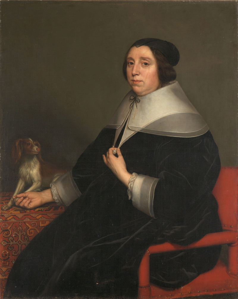 Portræt af en kvinde - Gerrit van Honthorst