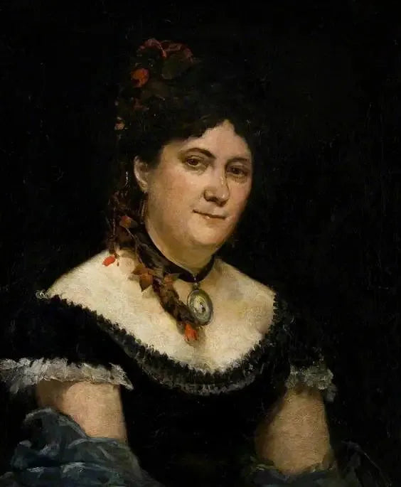 Portræt af en kvinde - Gustave Courbet
