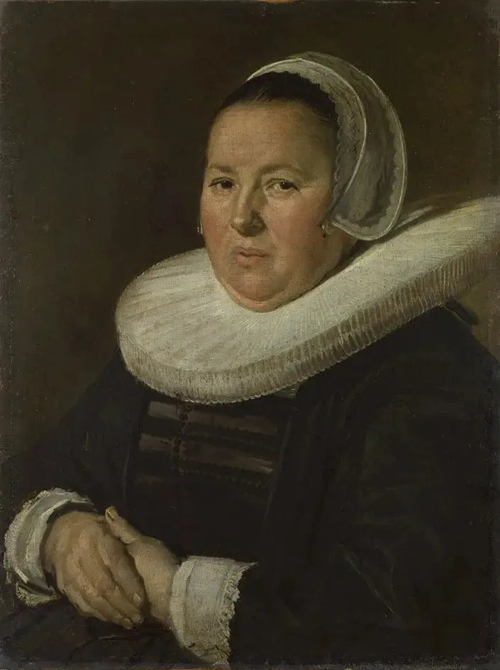 portræt af en ukendt kvinde - Frans Hals