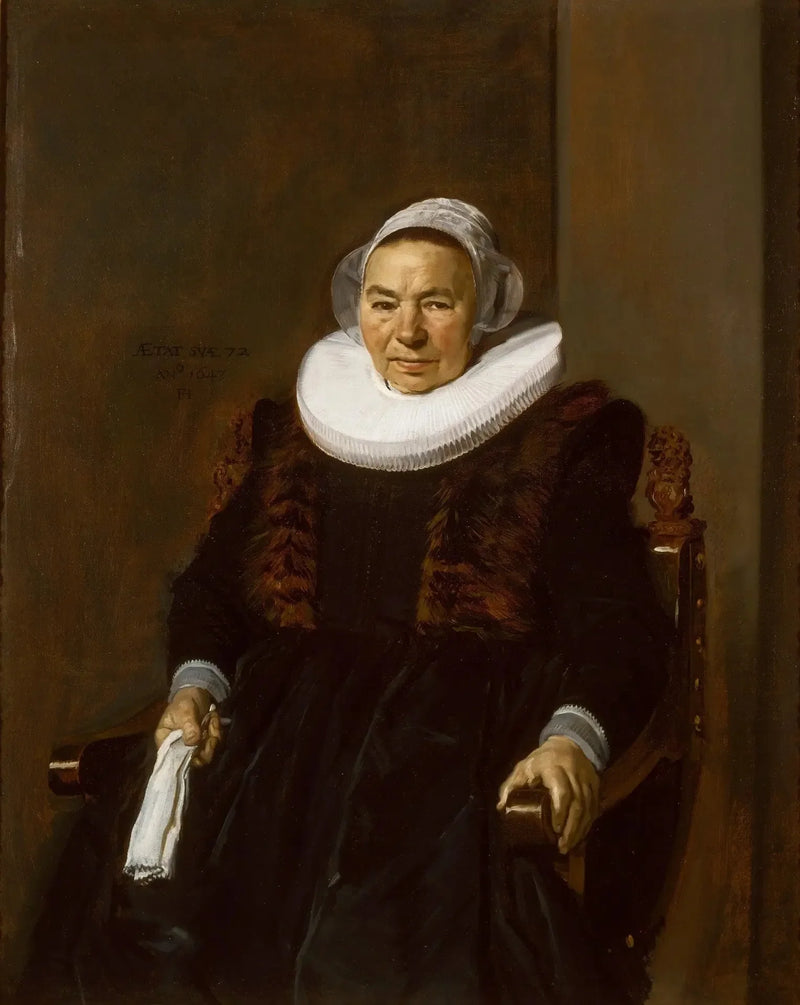 portræt af en ukendt kvinde - Frans Hals