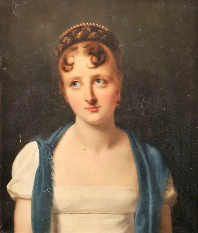 Portræt af en ukendt kvinde - Hippolyte Flandrin