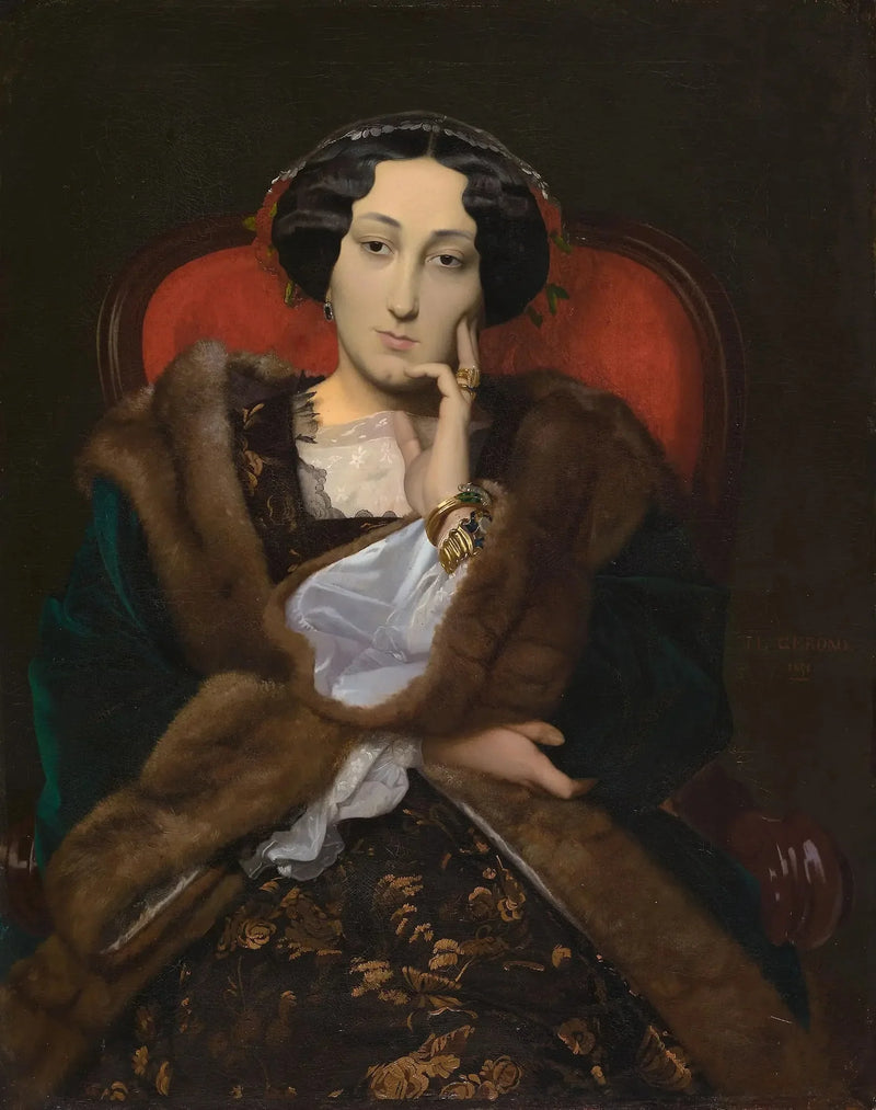 Portræt af en kvinde - Jean-Léon Gérôme