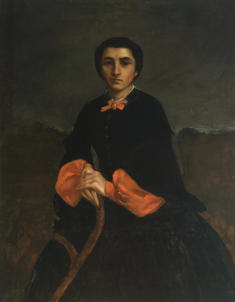 Portræt af en kvinde : Juliette Courbet - Gustave Courbet