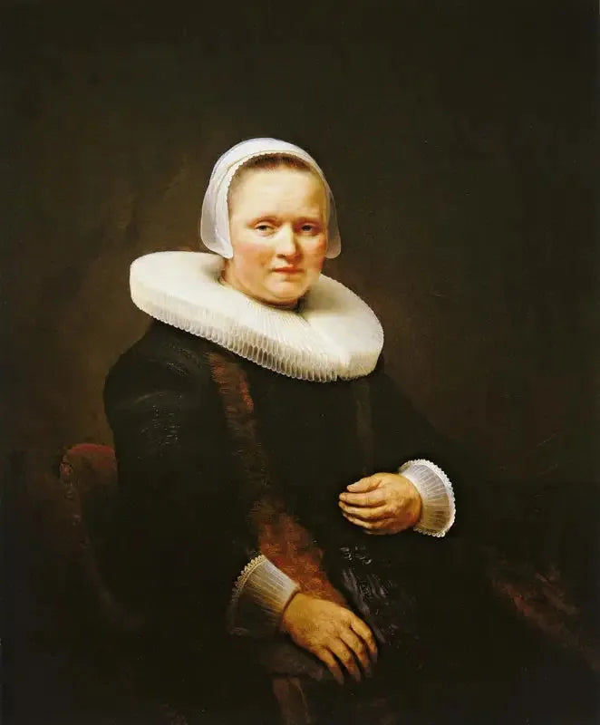 Portræt af en kvinde, måske Anna Wijmer - Rembrandt
